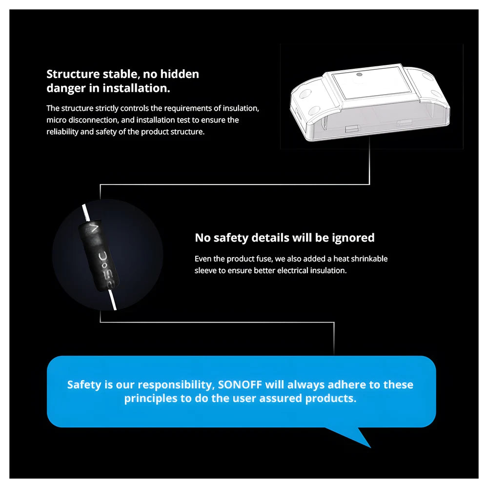 Wi-Fi Smart Switch Module 10A - SONOFF