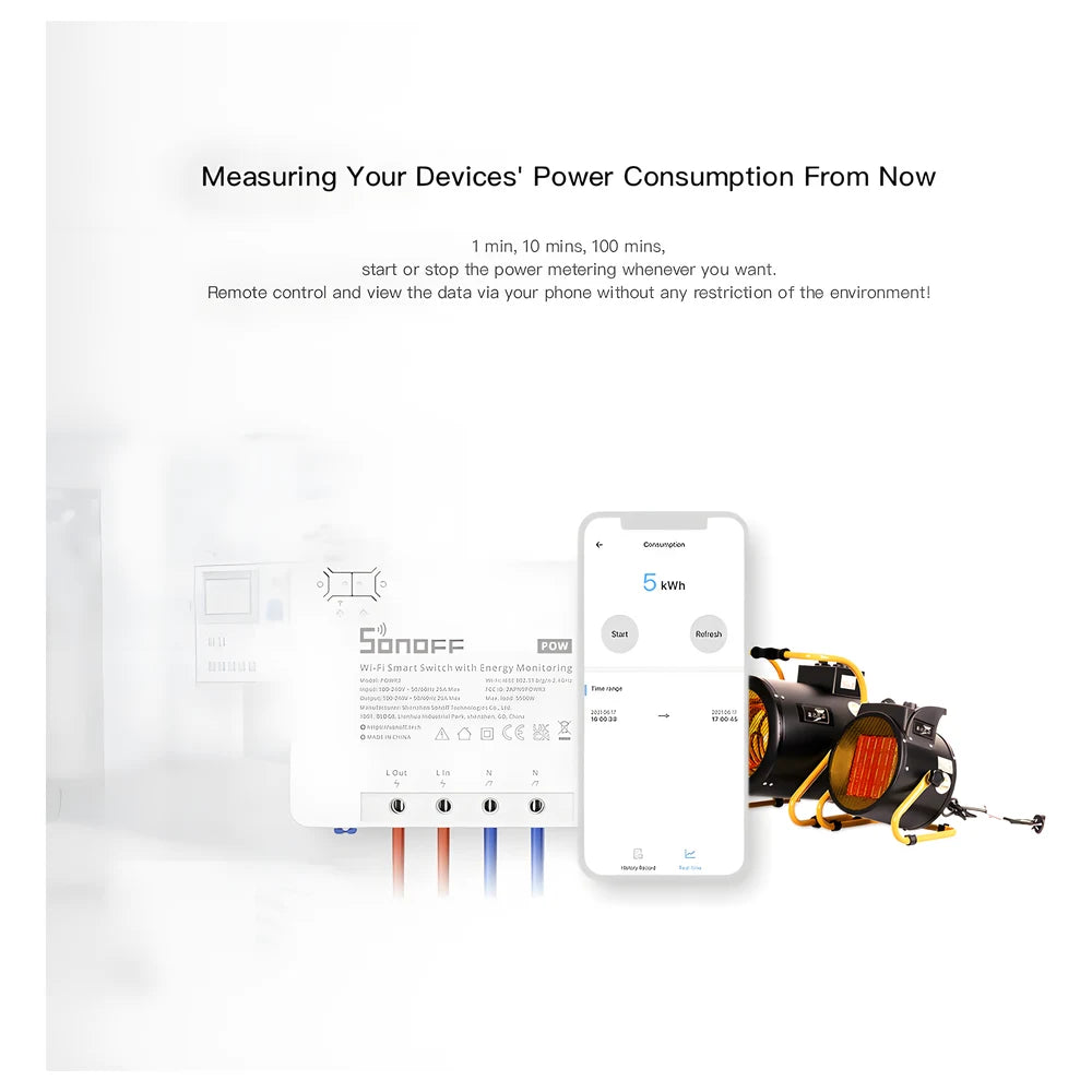 High Power Smart Switch 25A - SONOFF