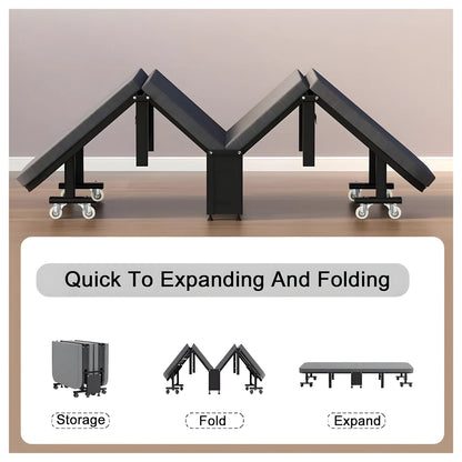 Foldable Guest Bed 190x90cm