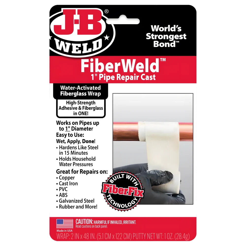 FiberWeld 1" Pipe Repair Cast - J-B Weld