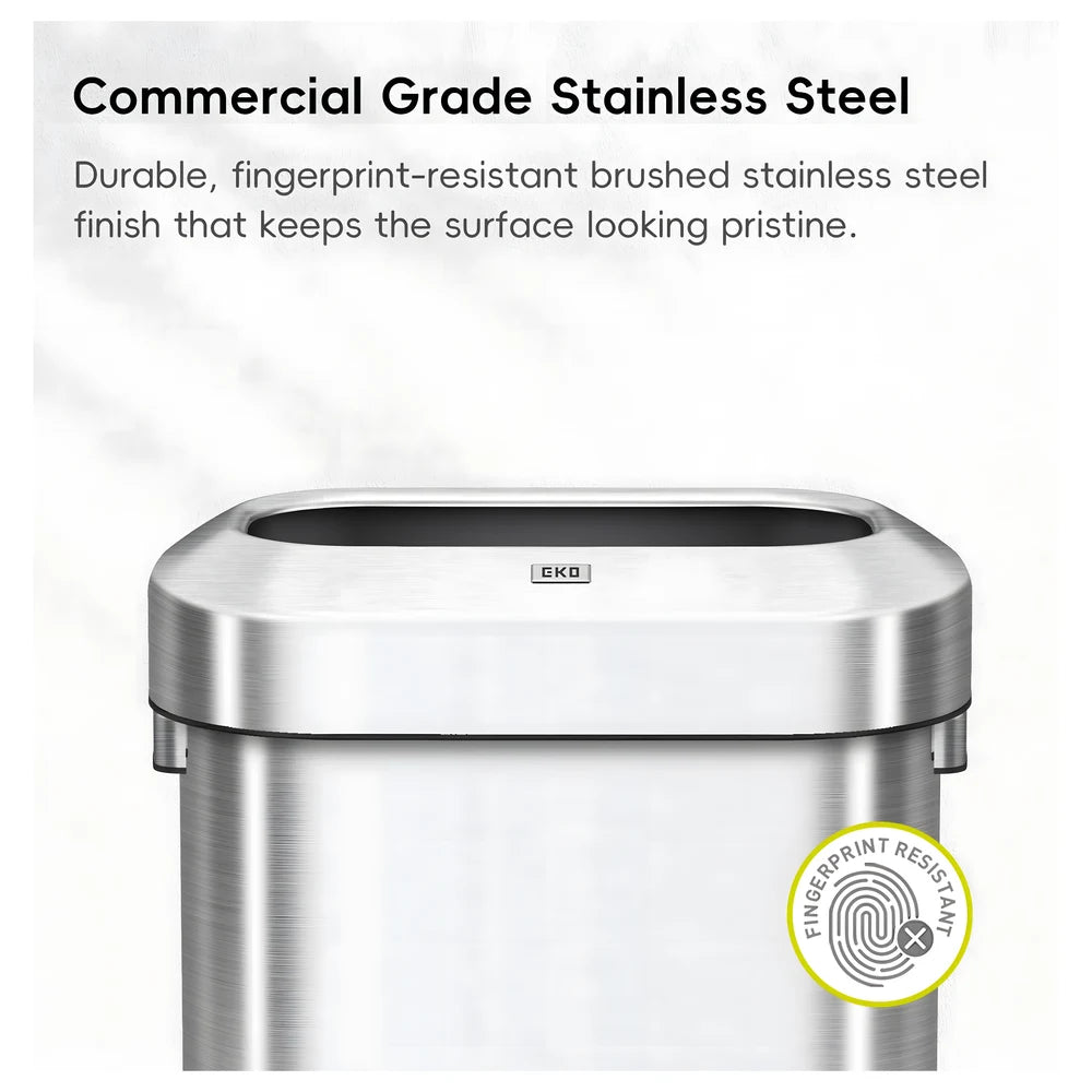 Urban Slim Open Top Trash Bin 60L - EKO