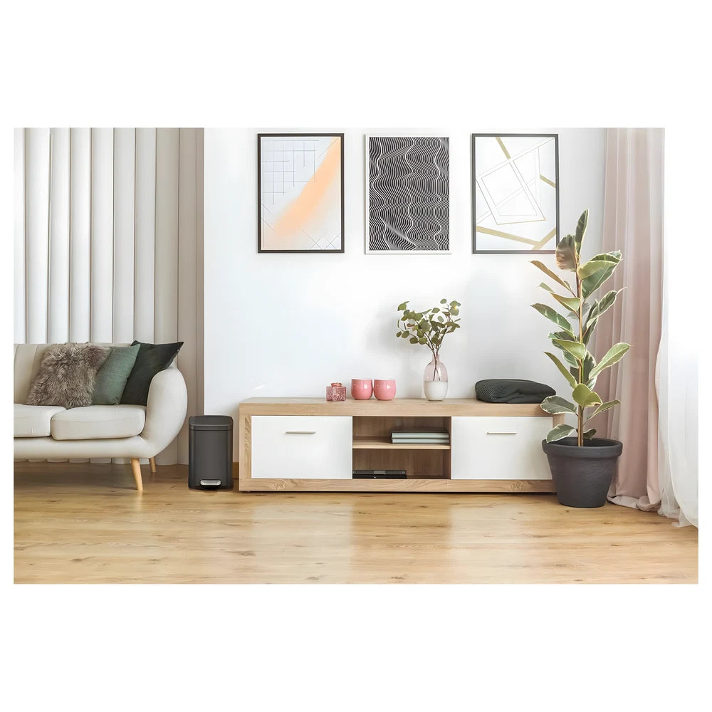 Stella Step Bin 6L Matt Black - EKO