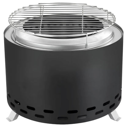 Portable Wood & Pellet Fire Pit with Grill