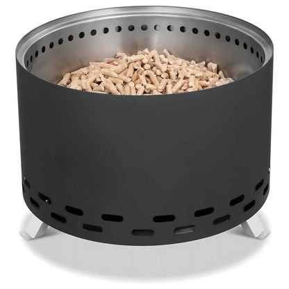 Portable Wood & Pellet Fire Pit with Grill