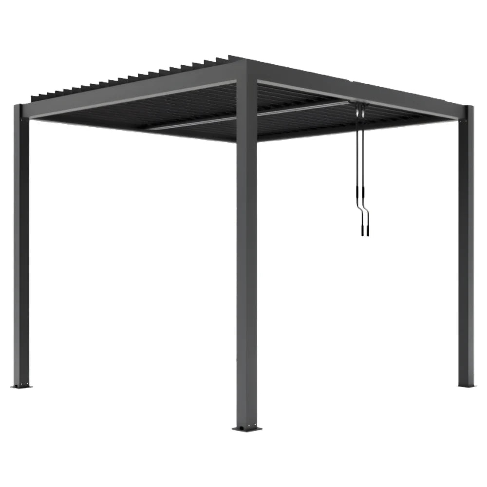 Louvered Aluminum Pergola 3x3m