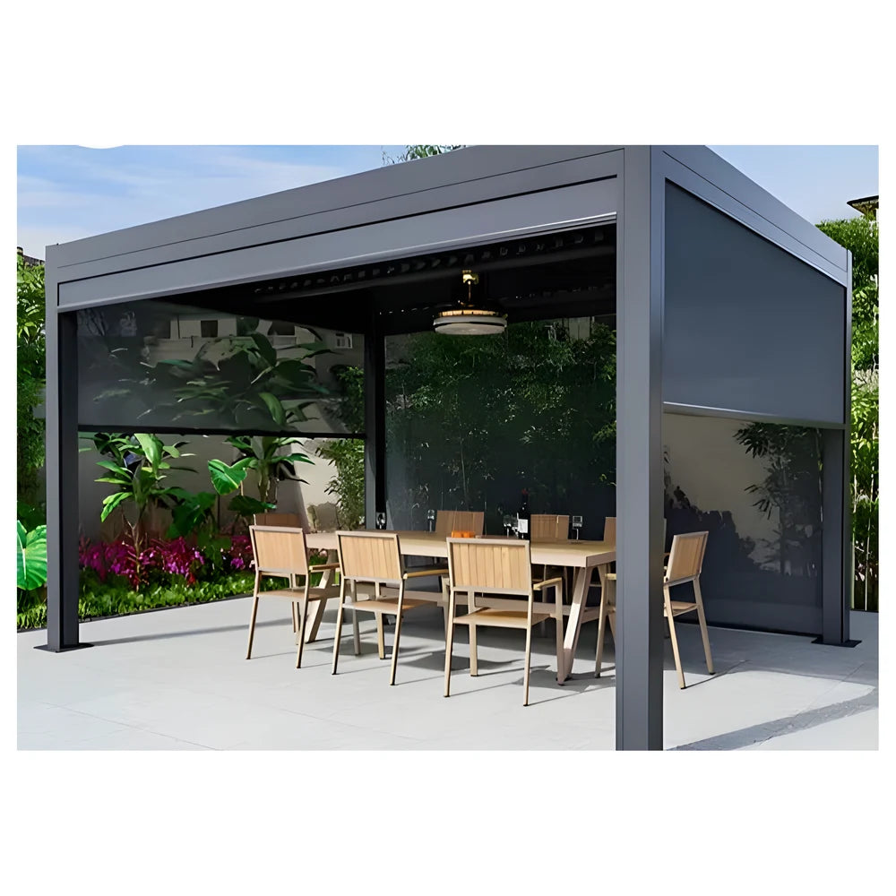 Louvered Aluminum Pergola 3x3m