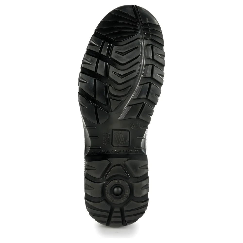 Steel Toe Safety Shoe 4 Eyelets Black - SLIC