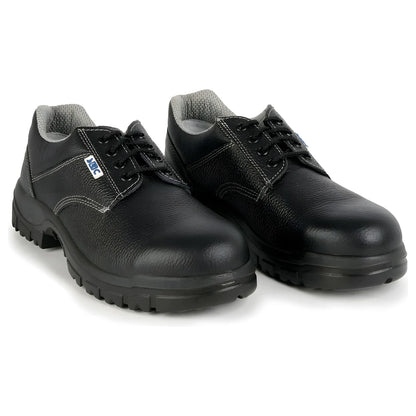 Steel Toe Safety Shoe 4 Eyelets Black - SLIC