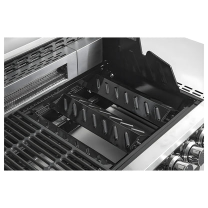 5-Burner Gas BBQ Grill with Side Burner - Fireplus