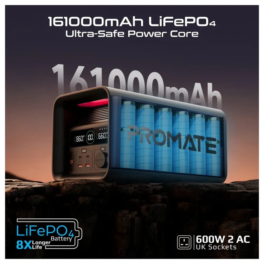 PowerTank-600 Power Station 600W - Promate