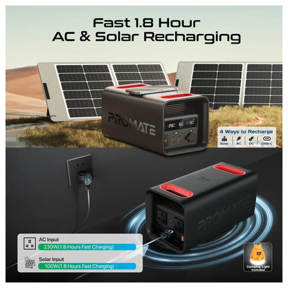 PowerTank-600 Power Station 600W - Promate