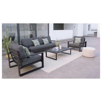 Aluminum Outdoor Lounge Set 3+1+1