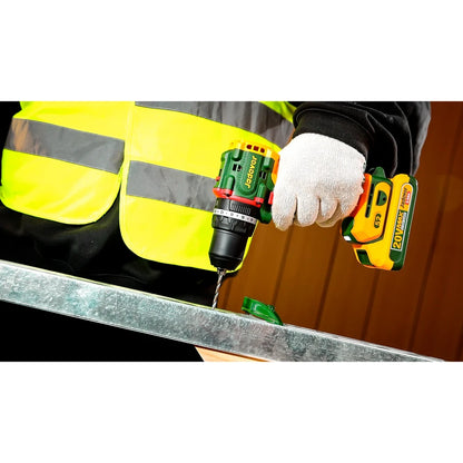 Compact Brushless Cordless Impact Drill 20V 52Nm with Battery - JADEVER