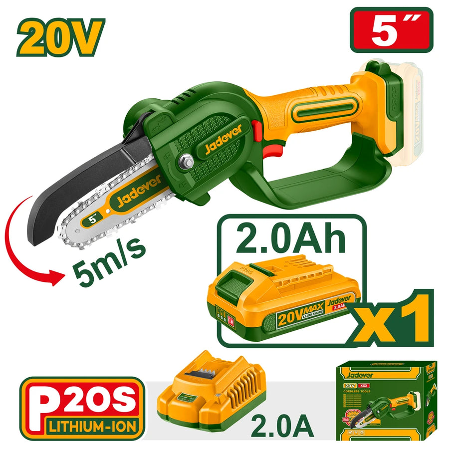 Cordless Pruner Saw 20V with Battery - JADEVER