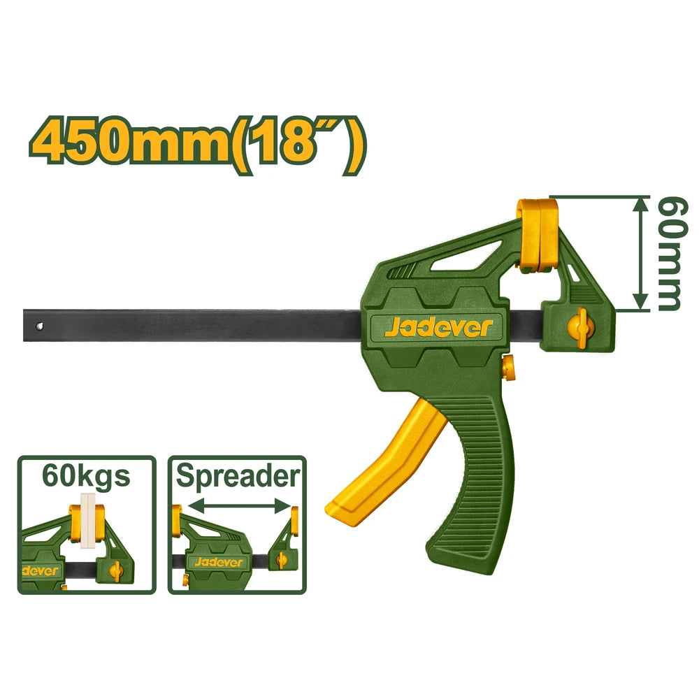 Quick Bar Clamps 60x450mm - JADEVER