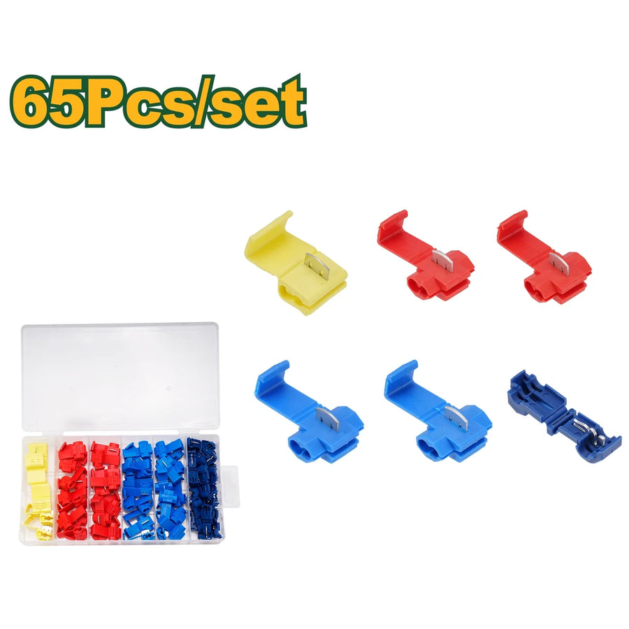 65 Pcs Quick Splice Wire Connectors Set - JADEVER
