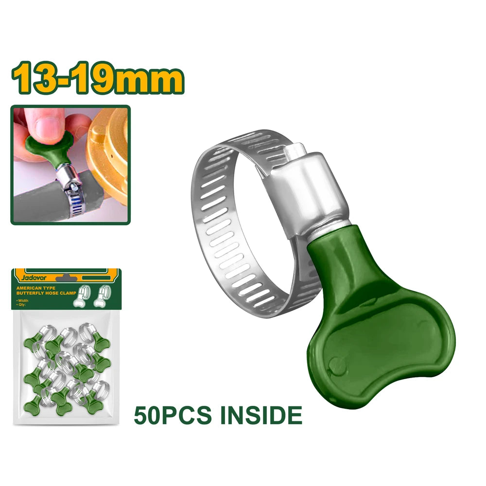 American Type Butterfly Hose Clamp 19mm - JADEVER