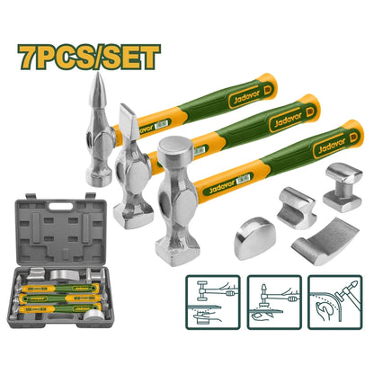 7 Pcs Body and Fender Hammer Set - JADEVER