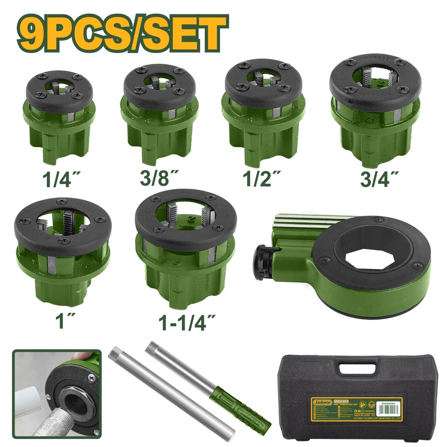 Pipe Threading Set - JADEVER