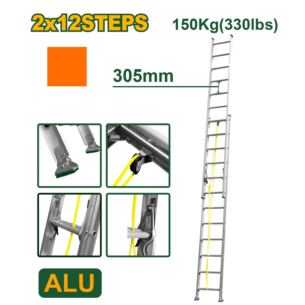 Extension Ladder 6400mm - JADEVER