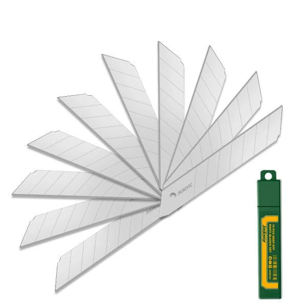 10 Pcs Snap-off Knife Blades Set - JADEVER