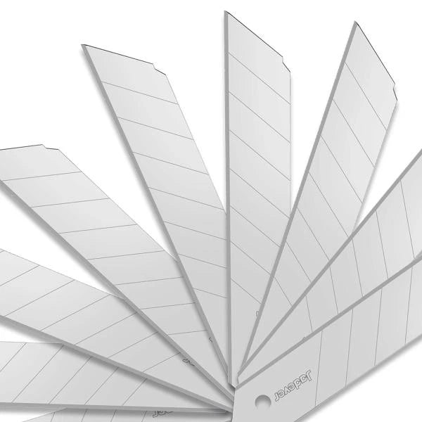 10 Pcs Snap-off Knife Blades Set - JADEVER