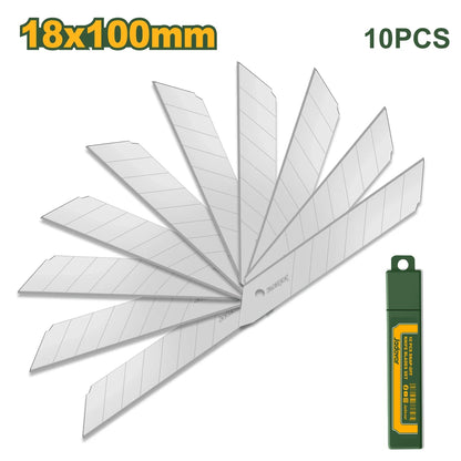 10 Pcs Snap-off Knife Blades Set - JADEVER