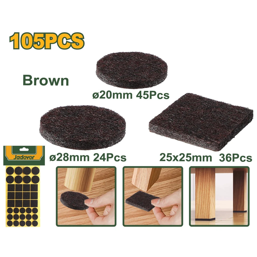 Self Adhesive Pads brown - JADEVER