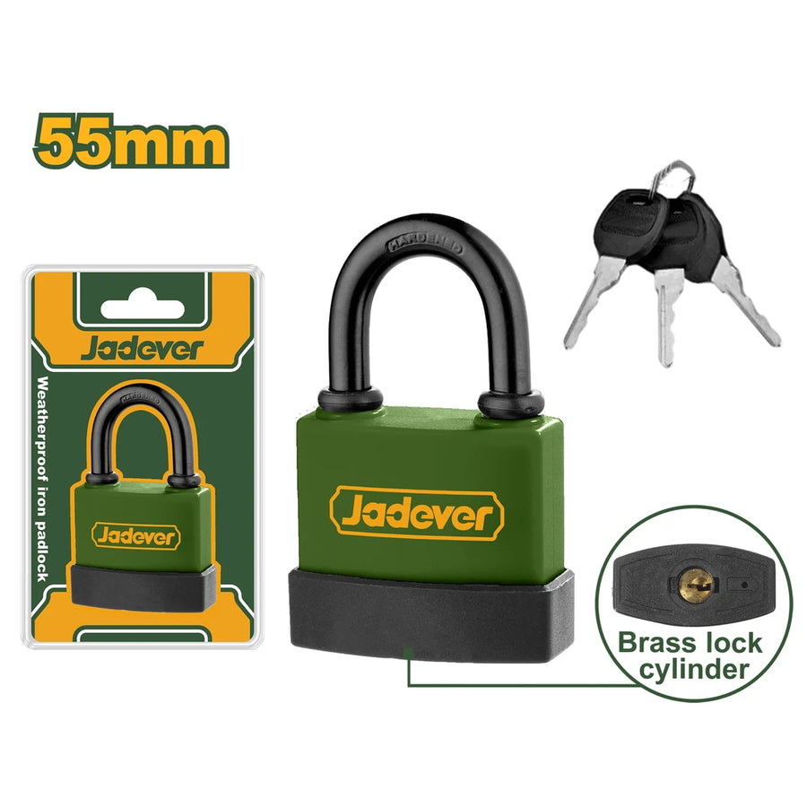 Weatherproof Iron Padlock 55mm - JADEVER