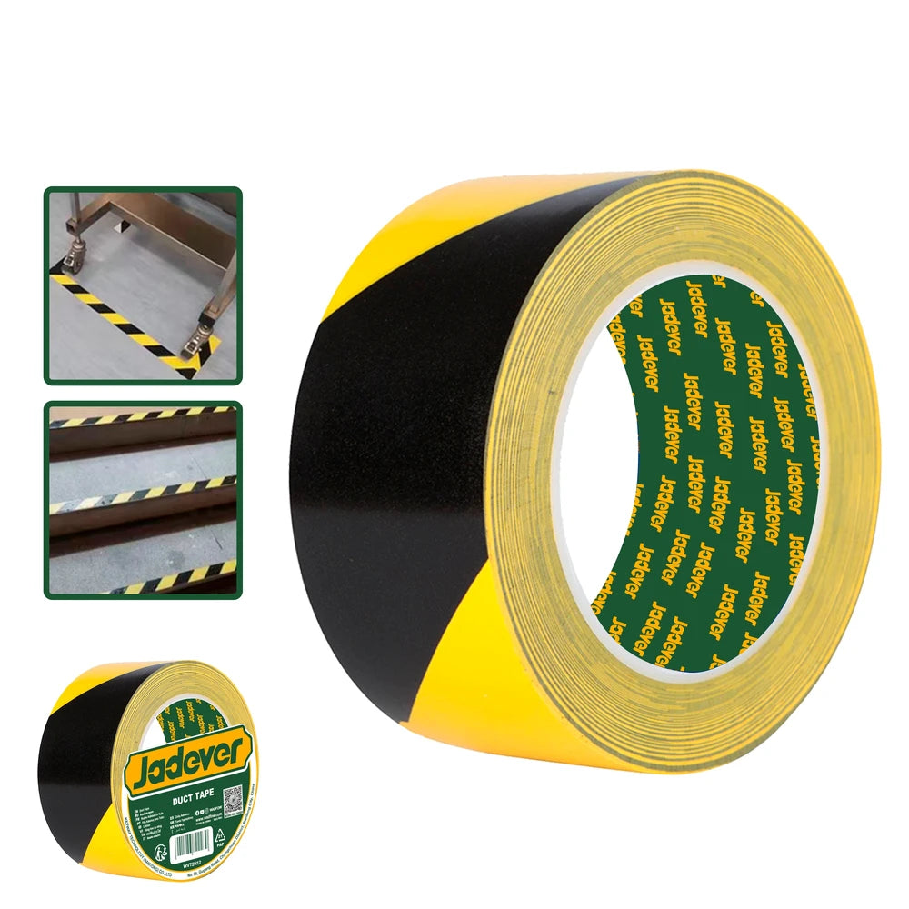 Safety Warning Tape yellow and black - JADEVER