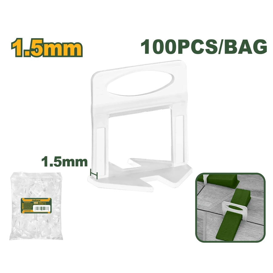 Tile Leveler 100Pcs 1.5mm - JADEVER