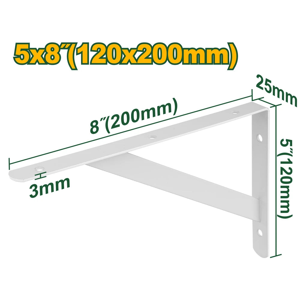 Heavy Duty Shelf Brackets 20*12 CM - JADEVER