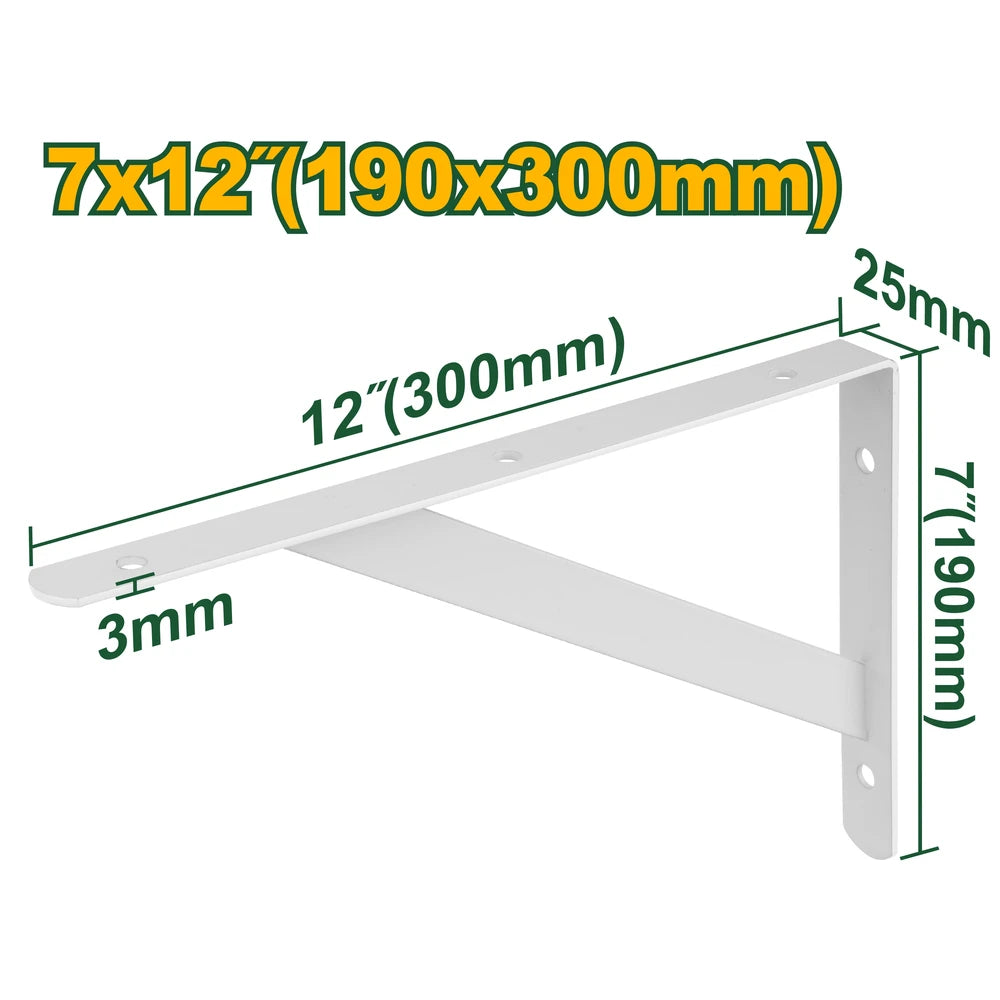Heavy Duty Shelf Brackets 30*19 CM - JADEVER