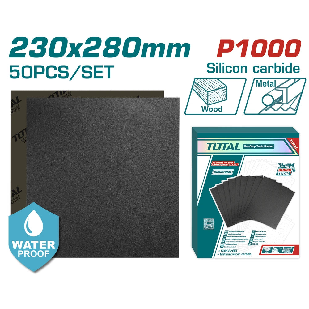 Waterproof Sandpaper P1000 - TOTAL