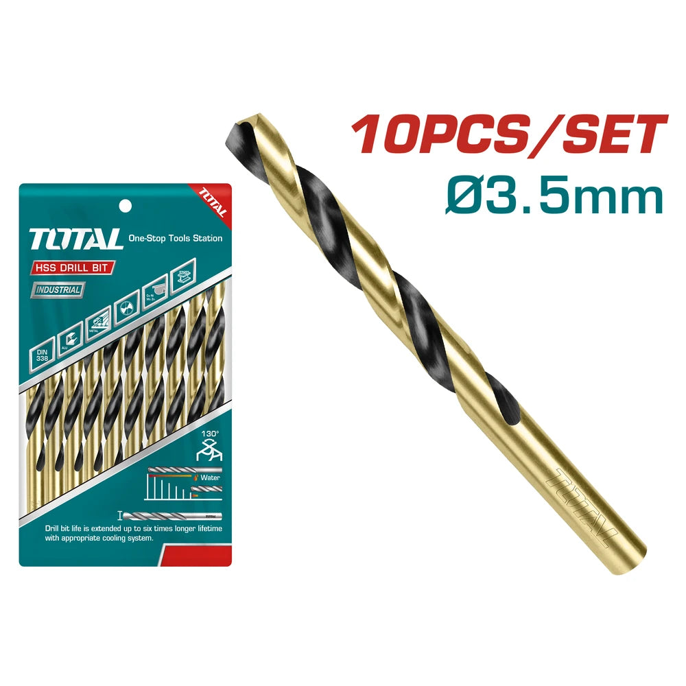 HSS Twist Drill Bit 3.5mm - TOTAL