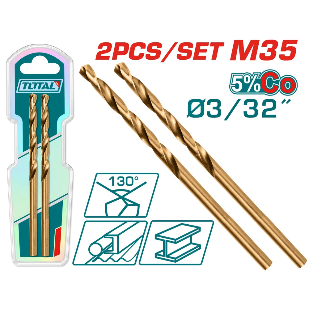 HSS-CO M35 Drill Bit 3mm - TOTAL
