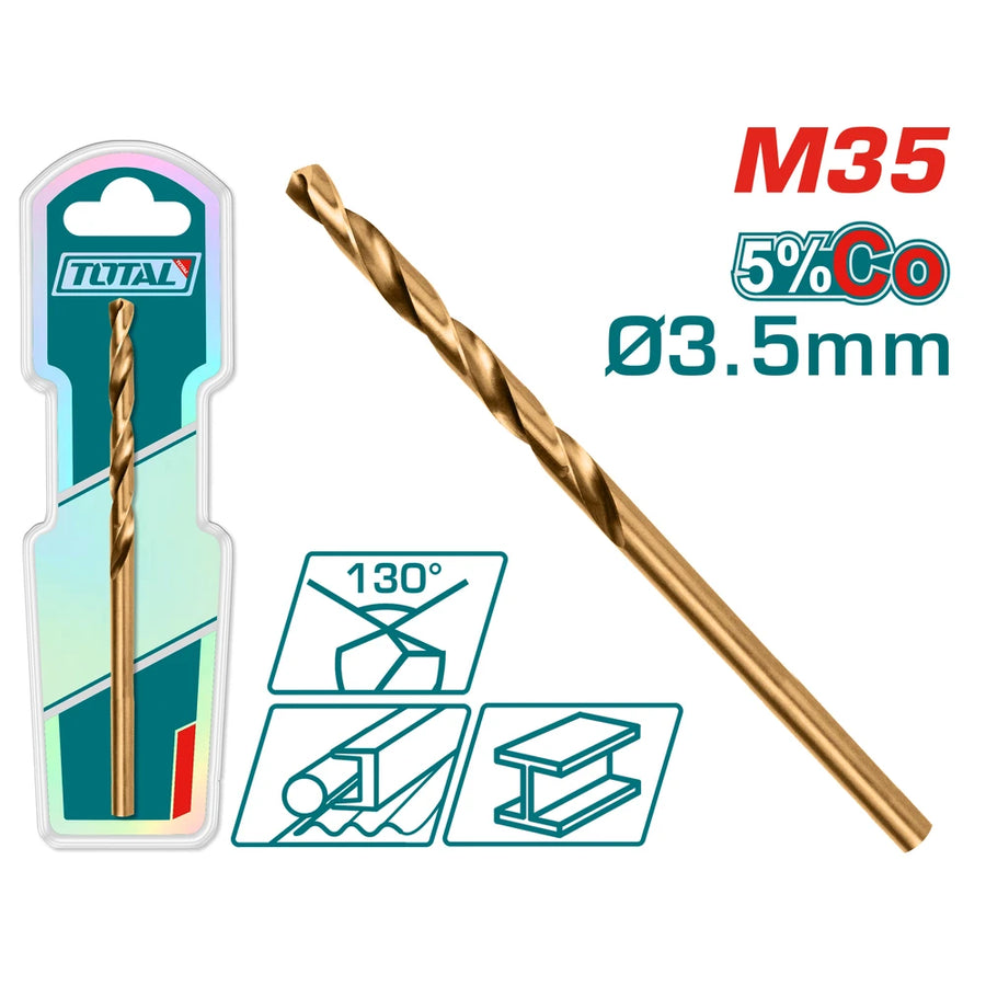 HSS-CO M35 Drill Bit 12mm - TOTAL