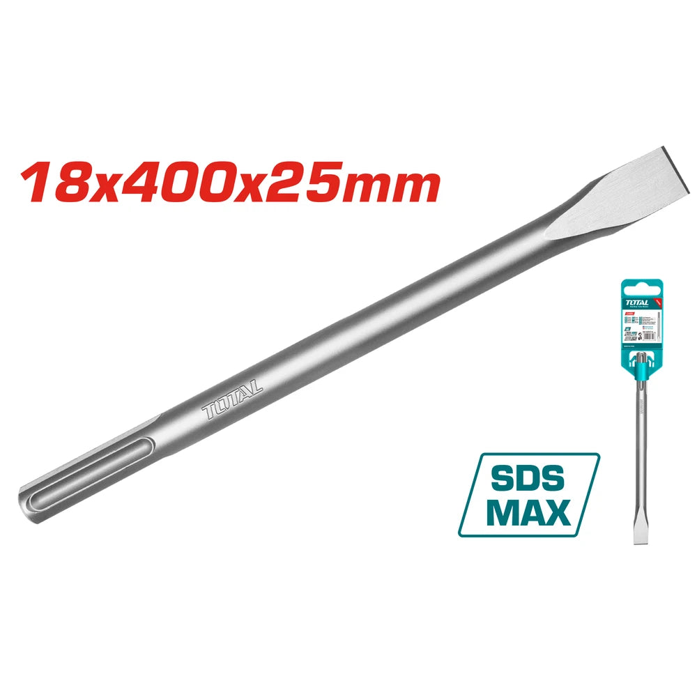 SDS Max Chisel 400x25mm - TOTAL