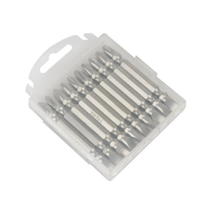 Screwdriver Bits PH2 SL6.0 65mm 10pcs - TOTAL