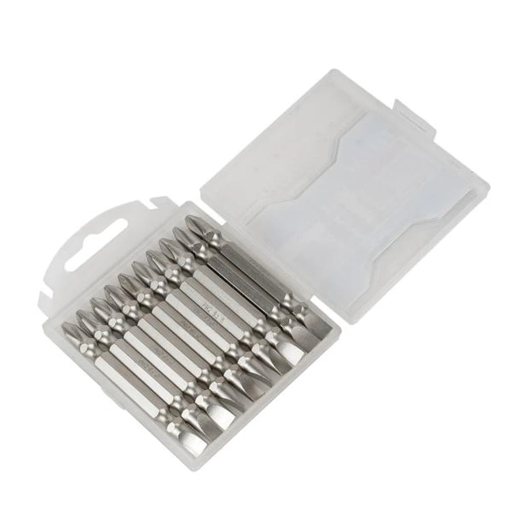 Screwdriver Bits PH2 SL6.0 65mm 10pcs - TOTAL