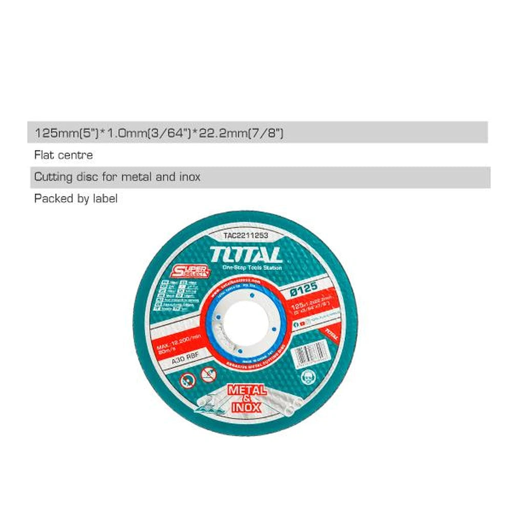 Abrasive Metal Cutting Disc 12200r/min - TOTAL