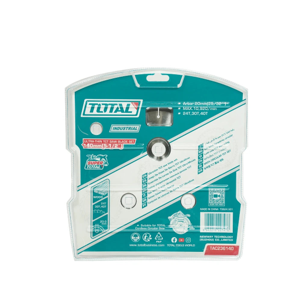 Ultra-thin TCT Saw Blade Set 20mm(25/32") - TOTAL