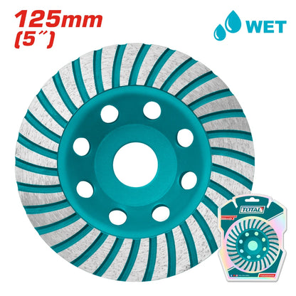 Diamond Cup Wheels 125mm 20mm - TOTAL