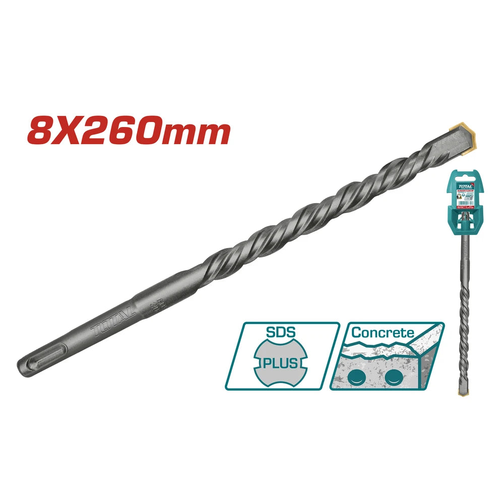 SDS Plus Hammer Drill 8x260mm - TOTAL