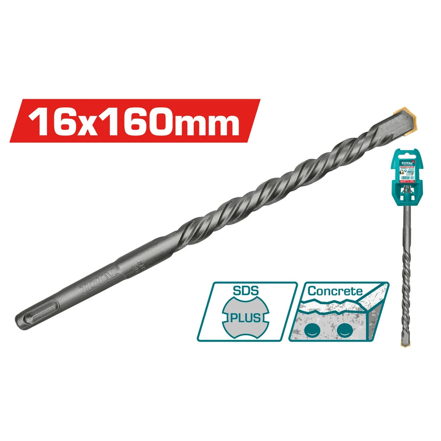 SDS Plus Hammer Drill 16x160mm - TOTAL