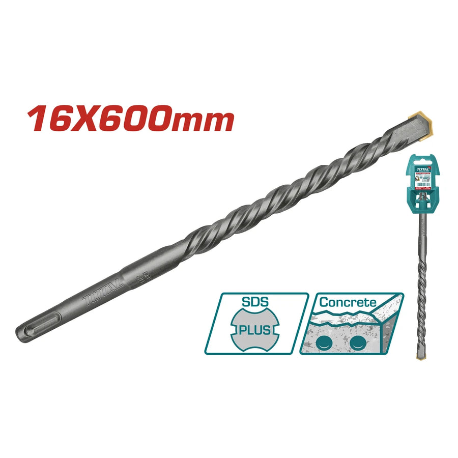 SDS Plus Hammer Drill 16x600mm - TOTAL