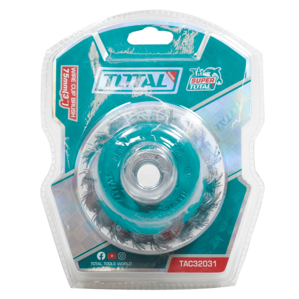 Wire Cup Brush 12500r/min 0.5mm - TOTAL