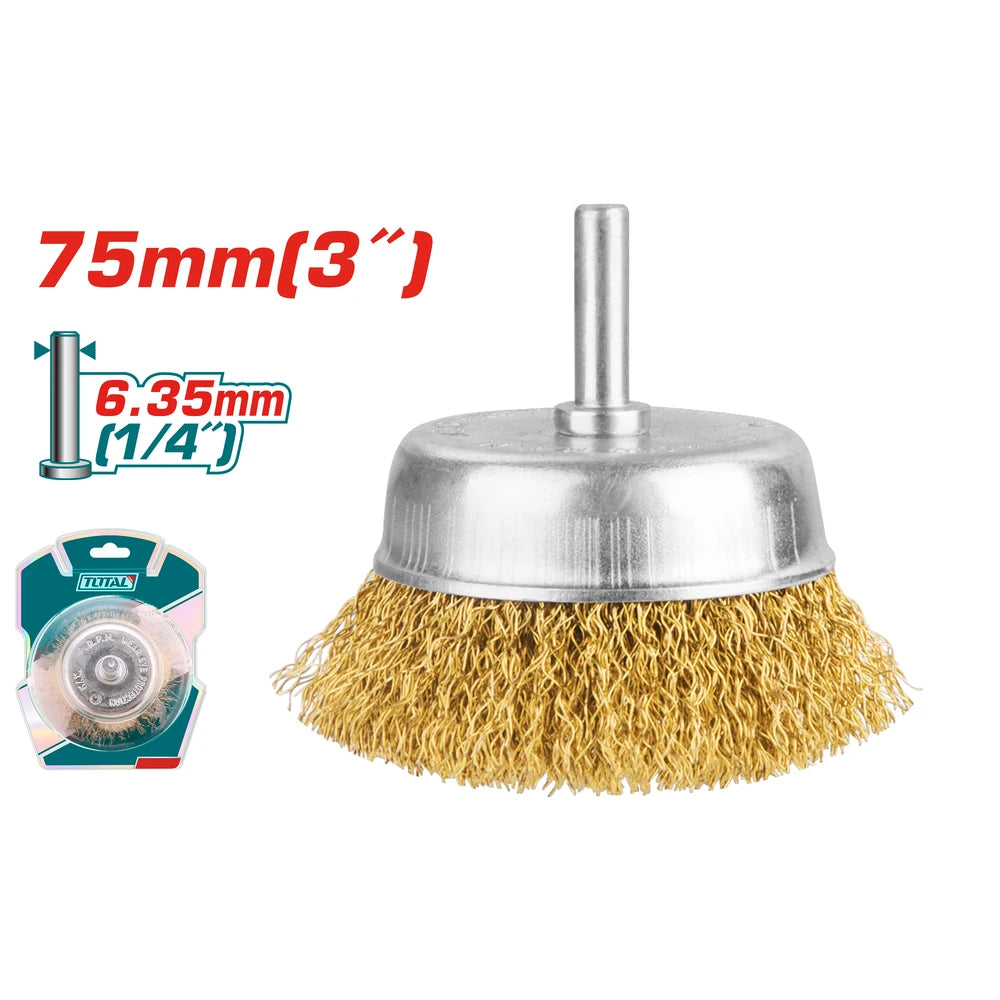Wire Cup Brush 4500r/min 0.3mm - TOTAL