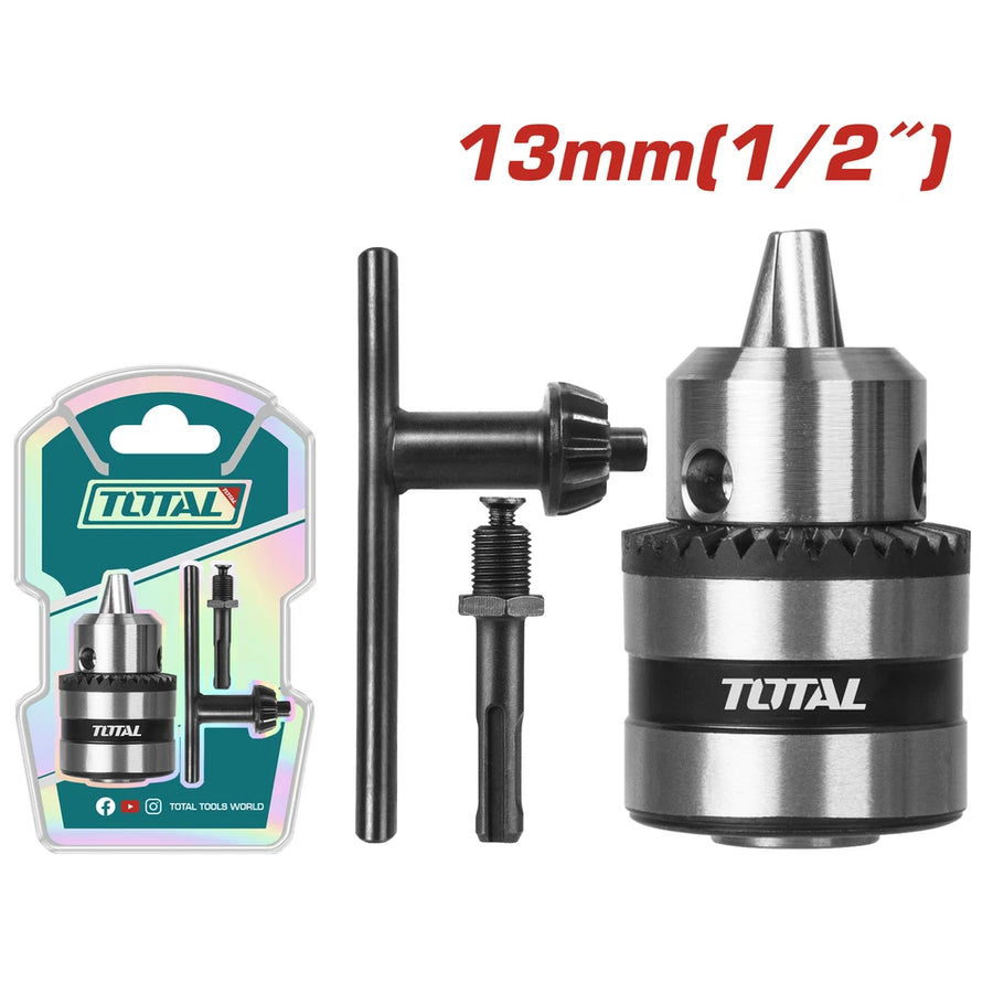 13mm Key Chuck with Adaptor - TOTAL