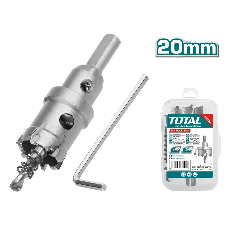TCT Hole Saw for Stainless Steel 20mm - TOTAL